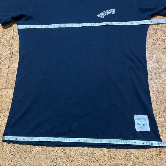 Ludwig Van X Vault By Vans Deadstock Canvas Project T-Shirt in Black Sz L - Picture 14 of 14